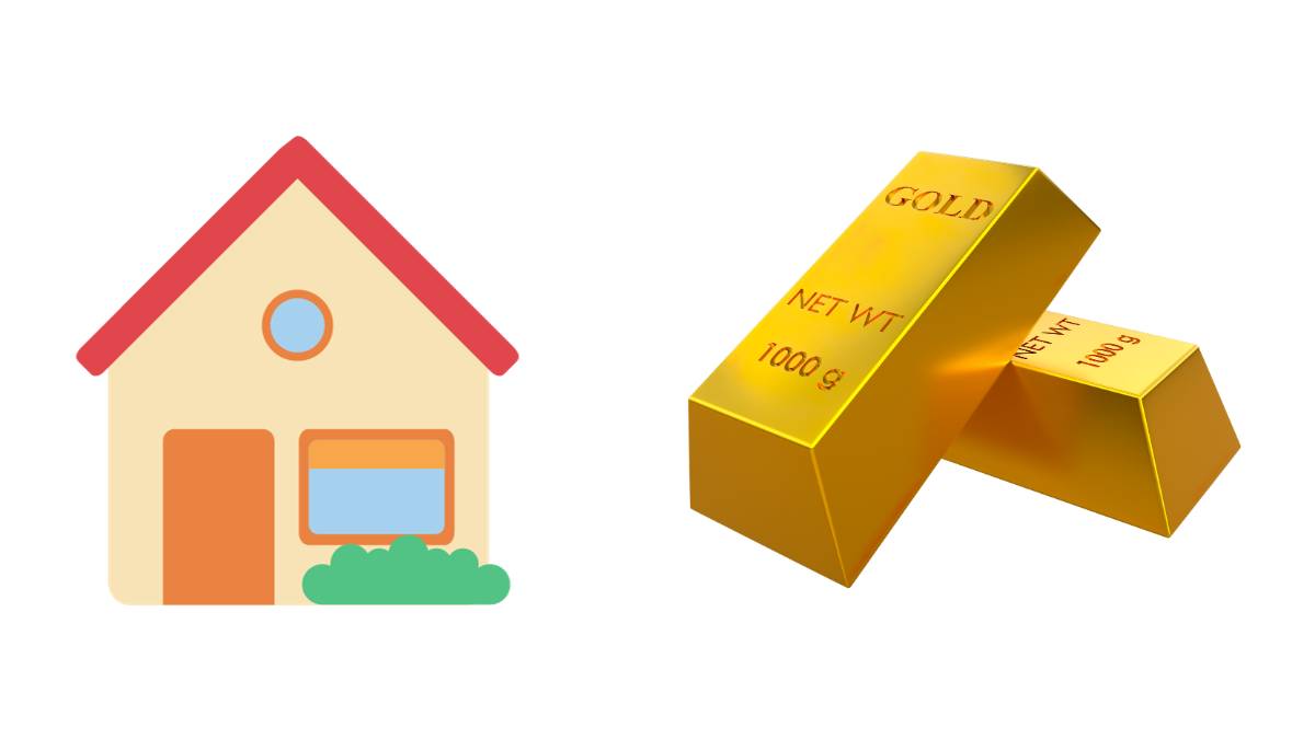 Gold vs Real Estate, Gold vs Property, Gold Investment, Real Estate Investment, Property Investment